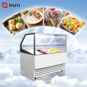 Exhibidor <span class=keywords><strong>Vertical</strong></span> de Helados para Supermercado, <span class=keywords><strong>Vitrina</strong></span> Congeladora para Pasteles Helados, Exhibidor de Postres para Tienda de Postres - Product Image 2