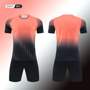 Ensemble de shorts de sport unisexe personnalisable grande taille en polyester respirant pour l'été, uniforme de football taille XL, techniques d'impression - Product Image 2