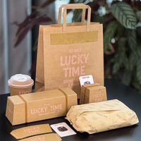 Papier alimentaire jetable en kraft laminé PE, imperméable et résistant à l'huile, pour emballer baguettes, sandwichs, croissants
