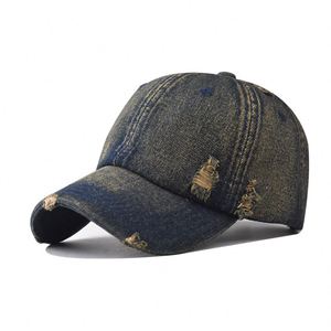 Gorra de béisbol vaquera de alta calidad para hombre y mujer, con logotipo personalizado, diseño con efecto desgastado, estilo deportivo y formal, característica de tela común - Product Image 6