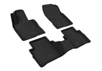Alfombrillas de Coche TPE Negras para Todo Clima, Impermeables, Antideslizantes, Resistentes al Desgaste, de Secado Rápido, Fácil Instalación, Juego Completo para Mazda Venza