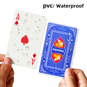 व्यक्तिगत कस्टम प्रिंट दोनों पक्ष लक्जरी काले धोने योग्य सामाजिक समारोहों पार्टी पार्टी बिक्री के लिए पोकर खेल कार्ड - Product Image 2