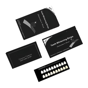 Tiras Blanqueadoras Express para Dientes Sensibles con Carbón Activado, Uso Doméstico, Marca Privada - Product Image 1