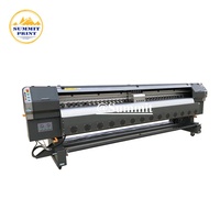 240sqm/h 3,2 m/10ft de gran formato Flex Banner de inyección de tinta de impresión solvente máquina con 4/8 Konica 512i la cabeza