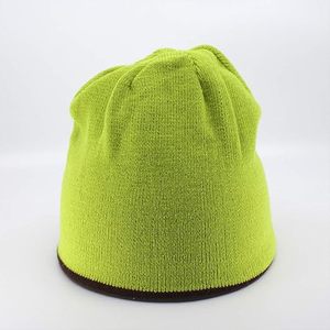 หมวกบีนนี่ถักลายทางสองด้านแบบไม่มีปีก นุ่ม สบาย อุ่น สำหรับฤดูหนาว รุ่น HKZB แบบสั่งทำพิเศษ - Product Image 3