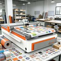 Máquina de Corte Digital CNC para Tableros Kt, para Cortar PVC, Acrílico, Seda, Nailon, Pancartas, Publicidad, Embalaje, Papel, Sin Láser