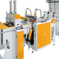 Machine automatique super rapide Jiana SH-450X2-ST2 pour la fabrication de sacs en plastique à double ligne avec moteur PLC et roulement