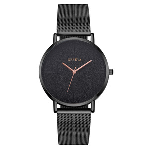 Reloj de Cuarzo para Hombre Geneva con Correa Milanesa Azul, Ecológico y de Moda, Personalizable con Puntero, el Más Vendido en Comercio Exterior - Product Image 2