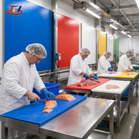 Plaque en plastique HDPE de qualité alimentaire 4x8 pieds pour planches à découper professionnelles de boucherie et solutions de surfaces de travail pour l'industrie alimentaire
