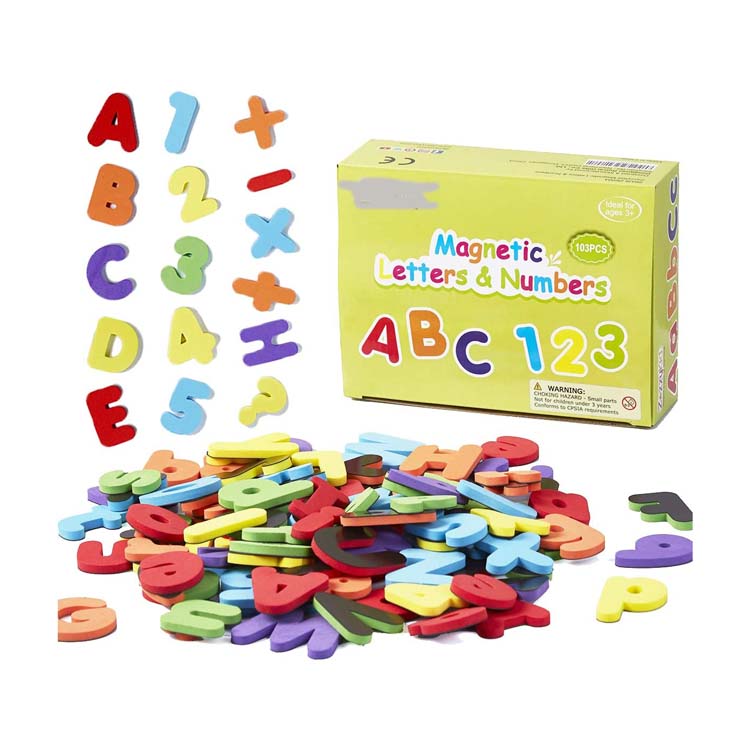 Творческий алфавит, магнитные буквы, обучающая игрушка, Детские магнитные цифры и буквы
