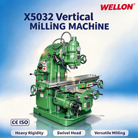 Fraiseuse verticale X5032, fraiseuse universelle de moyenne capacité, vente chaude, fraiseuse à métal avec prix d'usine