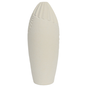 Elegante Vaso Ovale in Ceramica con Design a Spirale per Arredamento Soggiorno, Vaso per Fiori in Stile Costiero per Casa, Camera da Letto, Ufficio, Tavolo - Product Image 2