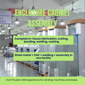 Custom Metalen Plaat Behuizing Roestvrij Vel Behuizing Outdoor Reclame Paneel Reclame Kiosk - Product Image 3