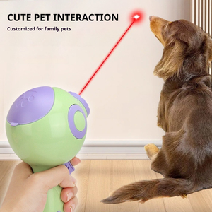 Treno Multi-funzionale per animali domestici lancio Dispenser cibo lanciatore Laser giocattolo interattivo cane ultima alimentazione all'aperto pistola a lunga distanza - Product Image 4