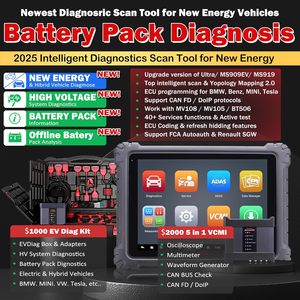 Kit MaxiFlash VCMI EVDiag 5-en-1 universel pour véhicules électriques Ultra EV, compatible avec plus de 10 000 véhicules et doté de la prise en charge d'Android 7.0 - Product Image 2