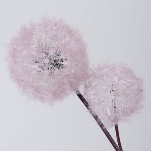 Fleurs artificielles de pissenlit en soie blanc et rose pour décoration de mariage et de maison - Château des rêves - Product Image 3