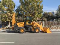 Goodway Zebra 4x4 Wheel Backhoe Loader Euro 5 Sesuai Standar EPA Mesin YUNNEI/CUMMINS 57kW Kapasitas Bucket 0.7m Pompa Operasi Tinggi