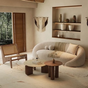 Sofá Curvo de Estilo Medieval para Hogar, Hotel o <span class=keywords><strong>Pequeño</strong></span> Salón de Belleza para Recepción o Área de Descanso en Sala de Estar - Product Image 6