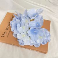 IC0080 Têtes d'hortensias artificiels populaires en gros pour DIY, lot de 27 têtes d'hortensias