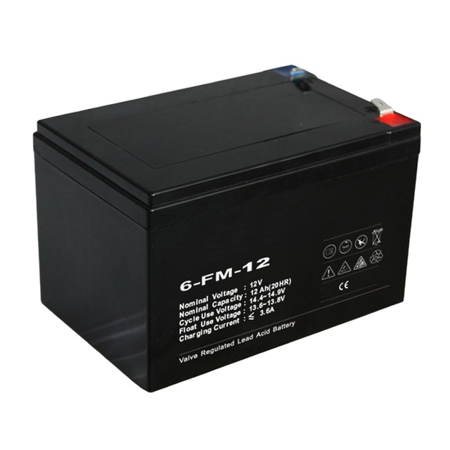 Small Power 12V 12AH Deep Cycle Sealed AGM Lead Acid Batteries for Solar Lighting System Good Quality Factory Price From China