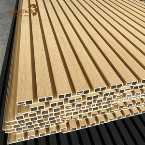 ألواح جدارية خارجية مقاومة للحريق من مركب الخشب والبلاستيك، ألواح تكسية مضلعة مقاومة للماء للاستخدام الخارجي - Product Image 4