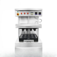 Machine à gaufres commerciale électrique pour scones et snacks, machine à gaufres en forme de tasse à café, construction en alliage d'aluminium