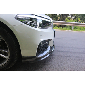 Para BMW G30 G31 <span class=keywords><strong>M</strong></span> <span class=keywords><strong>Sport</strong></span> 530i 540i 550i 2017-2020, alerón delantero de fibra de carbono seca estilo MP, divisor de labio inferior y separadores laterales 51192414139 - Product Image 5