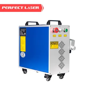 Laser pembersih debu mobil 50W, Laser Pembersih kotoran minyak logam, penghilang karat dan mesin cat genggam stabil