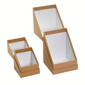 Caja de regalo de embalaje de papel Kraft Natural personalizada, caja de embalaje de tarro de vela de miel de cartón cuadrado - Product Image 6