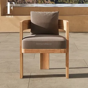 Felly nuovo arrivo classico Design moderno set di mobili da giardino all'aperto Teak sedia a sdraio per Patio