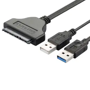 External Hard Drive Convertor Cable Usb 3.0 to Sata Adapter 2021 OEM Hdd PVC Standard Smart Notebook Plastic Bag or Gift Box