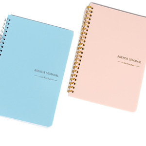 Nuovi quaderni spagnoli 2024 personalizzati Agenda settimanale settimanale a spirale organizzatore mensile A5 libri di appunti pianificatore di Agenda - Product Image 2