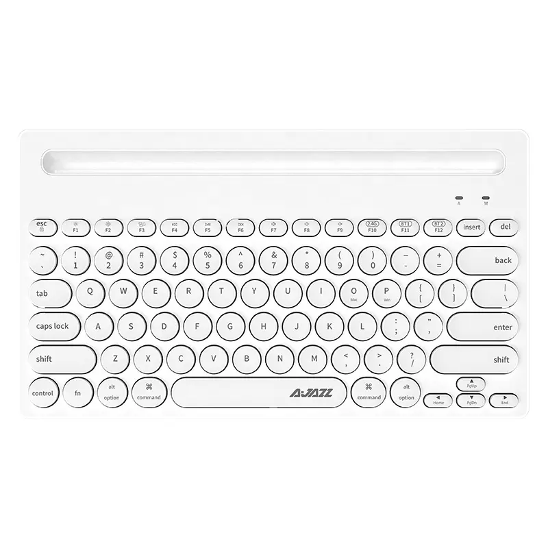 AJAZZ Hot Sale Neue drahtlose BT Cute Office Desktop-Tastatur mit Mauspad für Android IOS Desktop