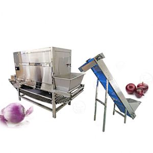 Línea de peladora de cebolla de alta eficiencia | Línea automática de pelado y procesamiento de cebolla tipo cadena para cebolla fresca y seca - Product Image 1