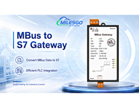 Milesgo PFN1010-MBus, Convertidor de Puerta de Enlace M-Bus a Siemens S7 PLC para Adquisición de Datos de Medidores Inteligentes e Integración de BMS