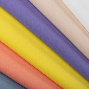 Nhà Máy Bán Buôn Giá Crepe Voan Váy Vải 75D Đồng Bằng Dệt 100% <span class=keywords><strong>Polyester</strong></span> Thô Voan Vải Voan Crepe Vải - Product Image 3