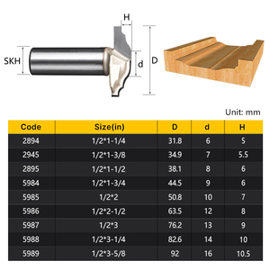 Huhao Phoenix Carver Bộ định tuyến <span class=keywords><strong>bit</strong></span> Carbide tip Bảng điều khiển nâng lên <span class=keywords><strong>bit</strong></span> chế biến gỗ <span class=keywords><strong>bit</strong></span> Plunge cổ điển - Product Image 6
