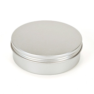 <b>Customized</b> Printed logo Metal Packing Tin Can with Lids Aluminum Tin Jar 100ml Empty Aluminum Cans Cosmetic Tin - Product Image 1