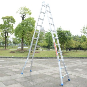 4x5 bước Doanh bản lề kính thiên văn thang escalera retractil escaleras de aluminio escalera đa mục đích thang - Product Image 6