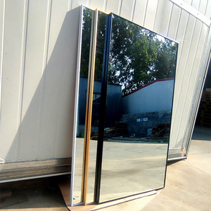 <span class=keywords><strong>Specchio</strong></span> rettangolare nero con struttura in metallo pende rettangolari orizzontali o verticali specchi da parete per soggiorno camera da letto - Product Image 1