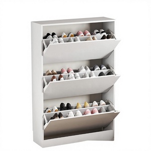 Zapatero Ultra Delgado para el Hogar, Mueble Estrecho de Almacenamiento para Entrada, Diseño de Pared, Estilo Abatible, Estante para <span class=keywords><strong>Zapatos</strong></span> de Pasillo - Product Image 1
