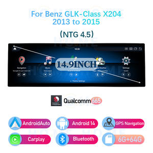 <span class=keywords><strong>Reproductor</strong></span> Multimedia <span class=keywords><strong>de</strong></span> Video para Automóvil con Android 14 para Benz Clase GLK X204 2008-2015, Radio para Automóvil, Carplay, Android Auto, Navegación, 4G, DSP - Product Image 5