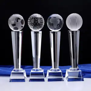Honor of crystal vendita calda intaglio interno placca Crystal Award Trophy Blank Glass Crystal Awards placca