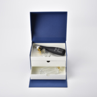 Boîte-cadeau cosmétique de luxe haut de gamme à 3 couches personnalisée conception de tiroir détachable pour la crème pour le visage poudre libre crème contour des yeux multiple