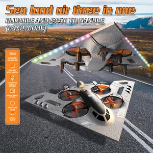 Avión RC SJY-ZF20 con Cámara, Aeronave para Fotografía Aérea H20, Aterrizaje en Tierra, Mar y Aire, Avión de Espuma RC de 2.4Ghz con Luces LED - Product Image 4