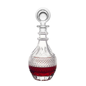 <span class=keywords><strong>Carafe</strong></span> à vin bohème antique avec bouchon en verre, fabrication mécanique, capacité 780 ml, marque NOVARE - Product Image 6