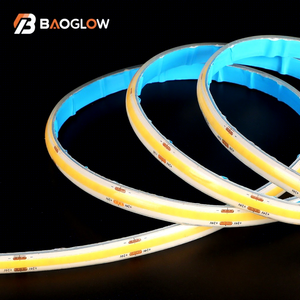 แถบไฟ LED ที่มีความยืดหยุ่นกันน้ำได้320 LED 10มม. DC24V 50มม. ม้วน Cut100M 3000K 4000K 6000K 100LM 80Ra 12วัตต์/เมตร - Product Image 1