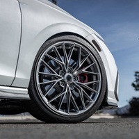 Rines Forjados Personalizados de Malla Metálica Gris Gunmetal de 19, 20, 21, 22, 23 y 24 Pulgadas 5X114.3 5X120 con Logotipo Personalizado para Accord TLX Type S