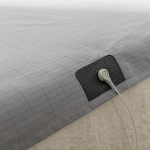 健康的な睡眠 シルバーコットン グラウンディング導電性ベッドシーツ フラットシーツ フルサイズ 130 X 200 CM - Product Image 5