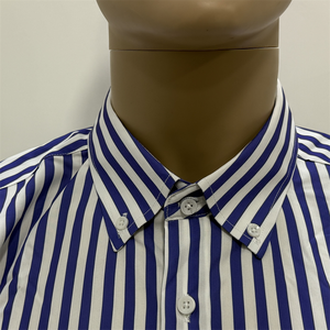 Nuove camicie di lusso da uomo a maniche lunghe alla moda Casual a righe sottili da uomo d'affari - Product Image 4